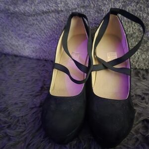 Elegant Black Women's Wedges